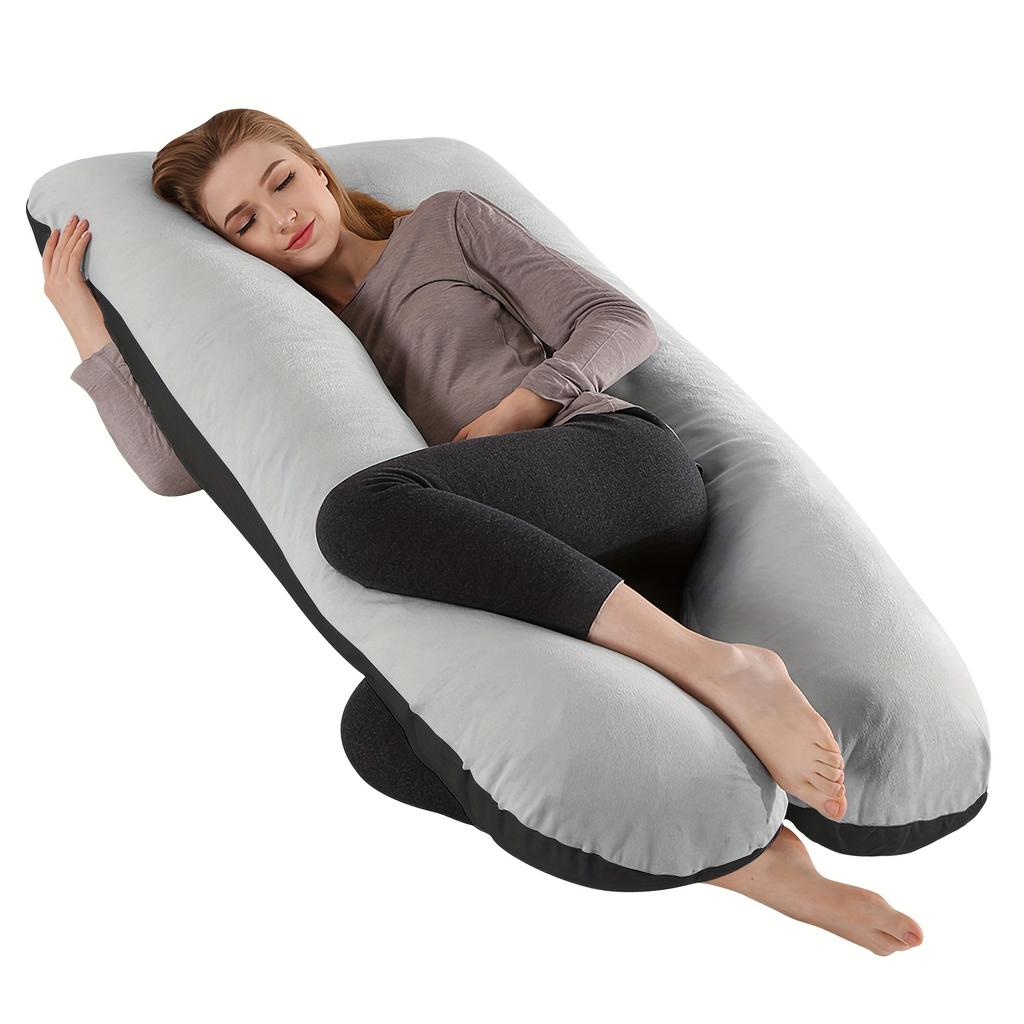 2025 New U-Shaped Extra Large Pregnancy & Adult Luxury Full-Body Maternity Sleep Pillow,Ideal for Side Sleepers