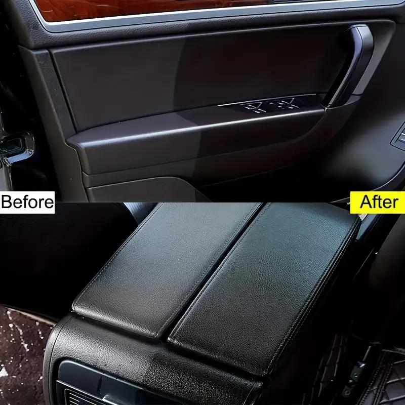 Autoinnenraum Reparaturwachs, Schwarz Interieur und Armaturenbrett Glanz Reparaturmittel, Reifenglanz und Sitzpflegegel zur Wiederherstellung des Interieurglanzes