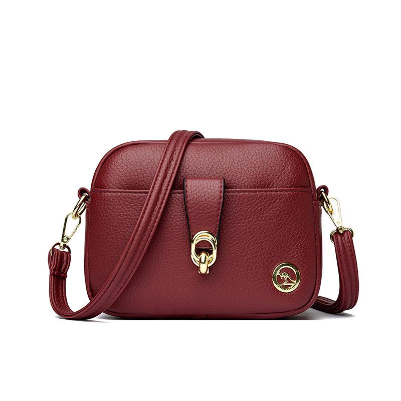 Fashionable Small Square Bag with A Versatile Head and A Single-shoulder Crossbody