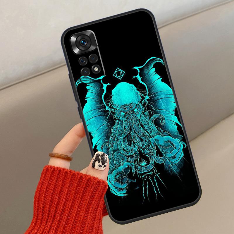 Cthulhu Mythos Case For Xiaomi Redmi Note 13 12 11 10 14 15 Pro Plus Cover For Redmi 15C 14C 10C 12C 13C 15
