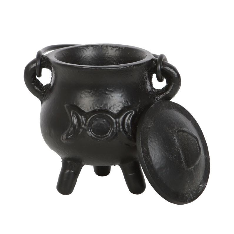 Something Different Cast Iron Triple Moon Cauldron