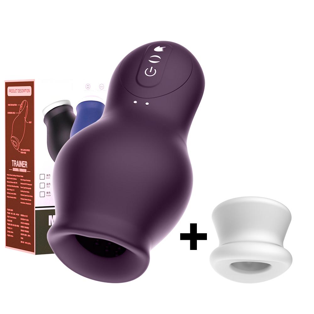 Male Automatic Sucking Masturbation Cup Vibrating Blowjob Realistic Vagina Masturbators Adult Sexy Toy for Men