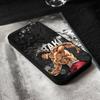 Anime Baki H-Hanmas Phone Case For IPhone 17,16,15,14,13,12,11 Plus,Pro,Max,XR,XS,X,7,8 Plus,Mini Black Silicone Soft