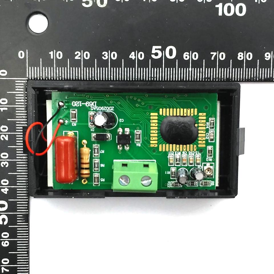 AC 80-500V 2-wire Digital Blue LCD Circuit Volt Panel Meter Voltmeter Monitor