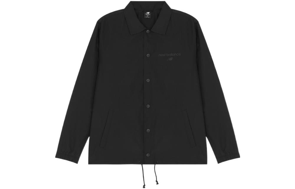 New Balance Jackets Unisex Black Lapel Moderate Other AMJ21551-BK M