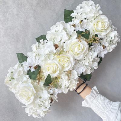 1 buc. flori artificiale trandafir rând de mătase flori artificiale nunta arc decor T Etapa Ghid rutier flori acasă pervaz flori de vacanță perete decorare bricolaj