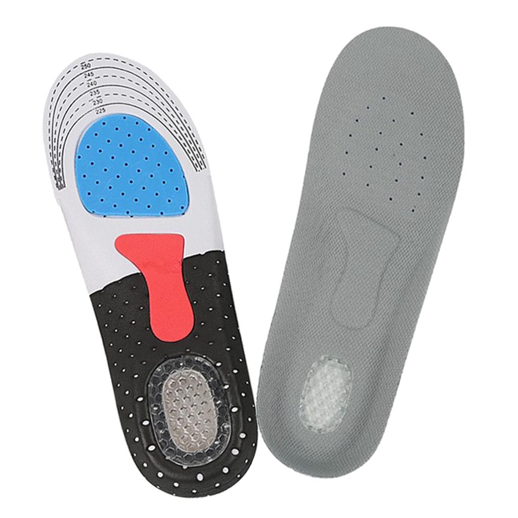 1 Pair Orthotic Support Insoles, Shock Absorption Gel Pad