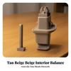 Car Sun Visor Holder Durable Beige Bracket Compact Design for DIY Installation