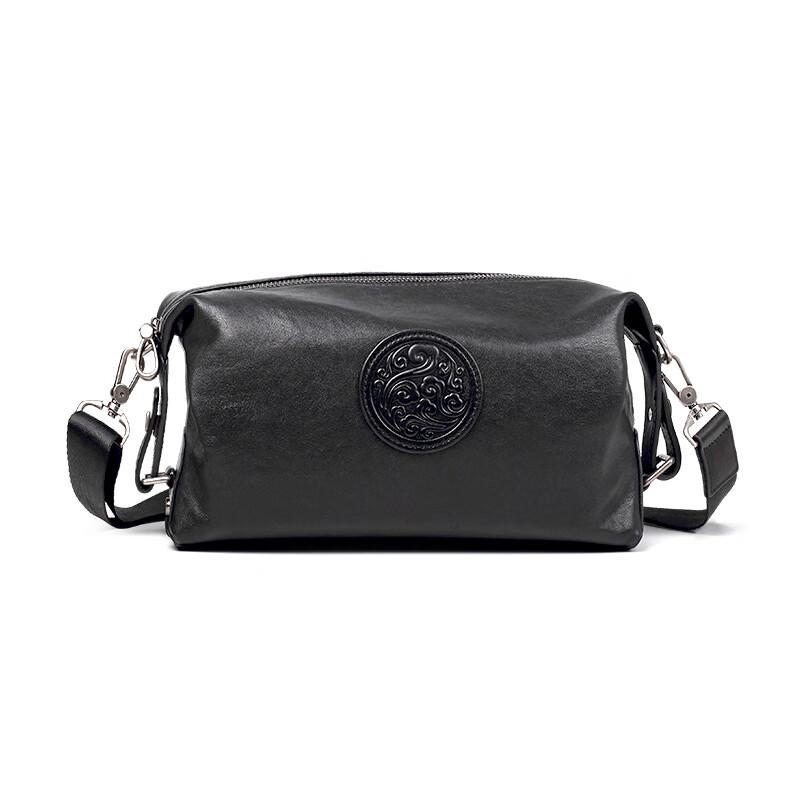 SCHWARZETIENNE Men's Genuine Leather Shoulder Crossbody Bag