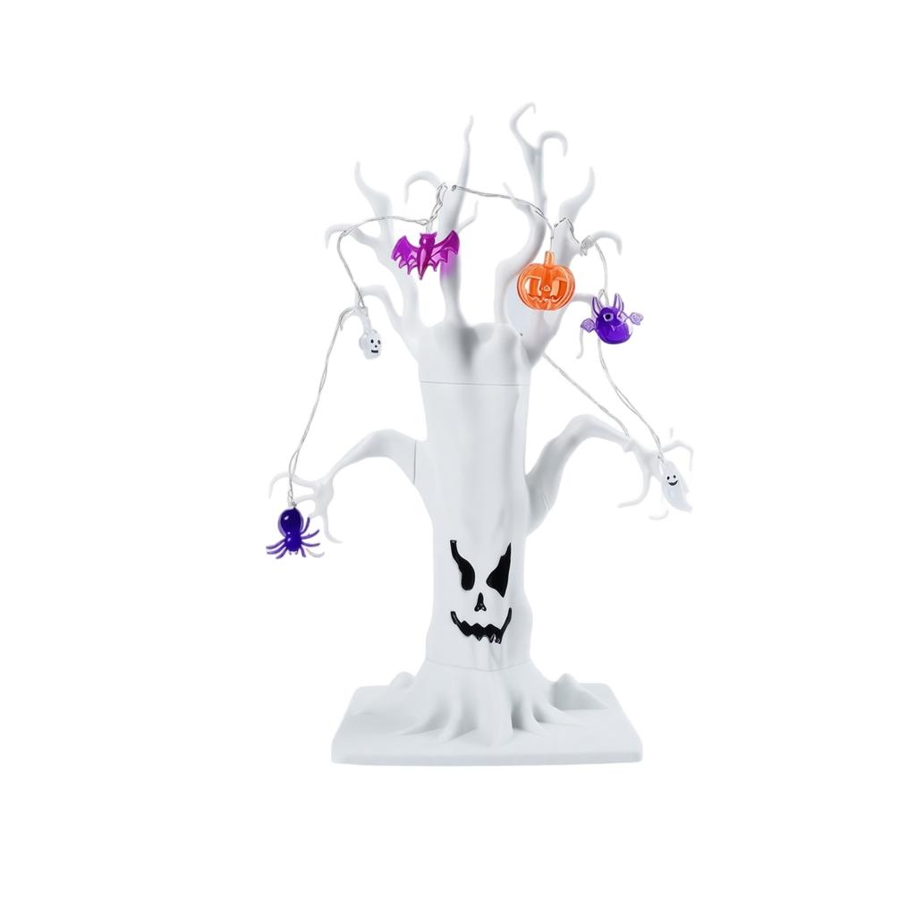 Halloween Tree Lamp Smile Decor for Party Home Decoration