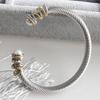 Fashionable Hot Selling Stainless Steel Cables, Steel Wire Ropes, Men's and Women's Bracelets, Bracelets