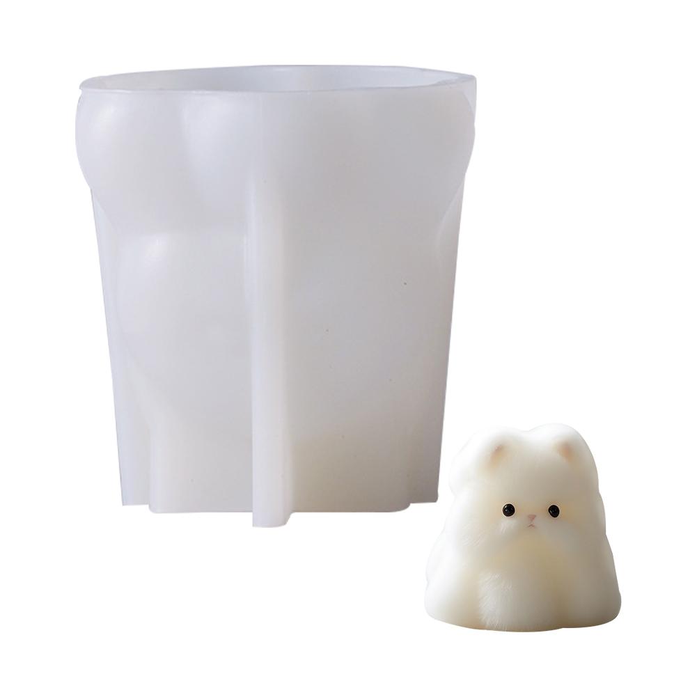Cat Milk Pudding Silicone Mold Jelly Bowl Cake Cute Cake White Cold Ice Powder Mold Cake Chocolate Dessert Mould Accessories