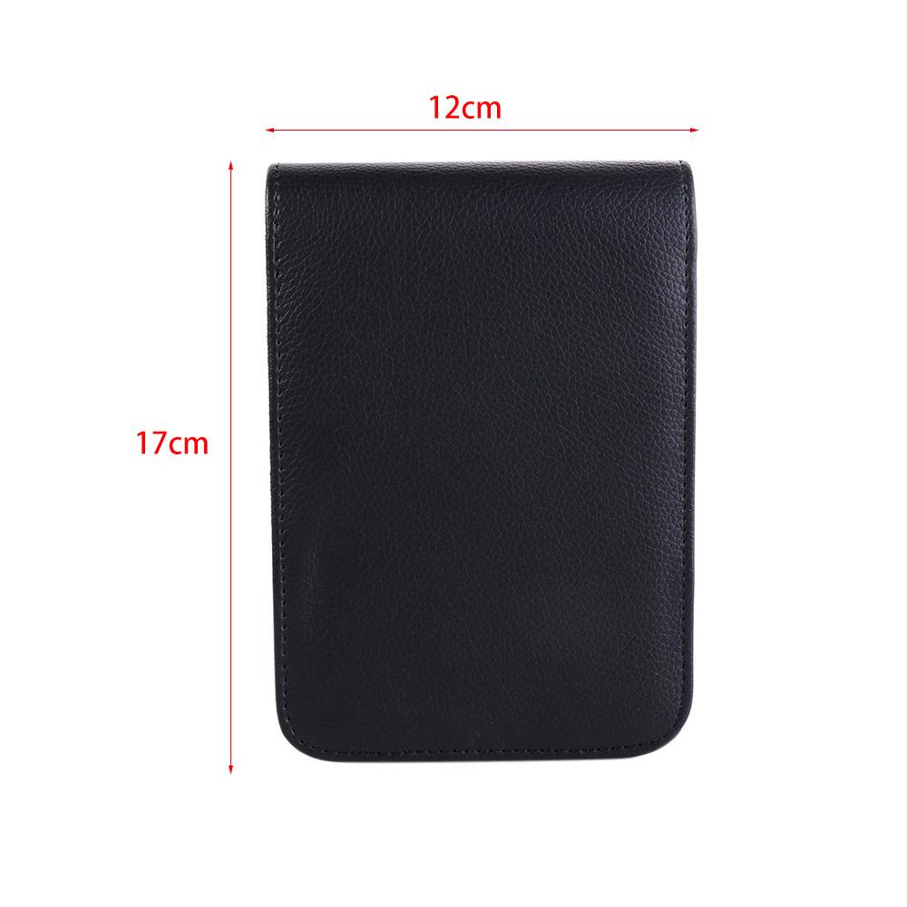 Faux Leather Brown 12 Pens Roller Pen Holder Fountain Pen Case Pen Container Bag Pens Zipper Case