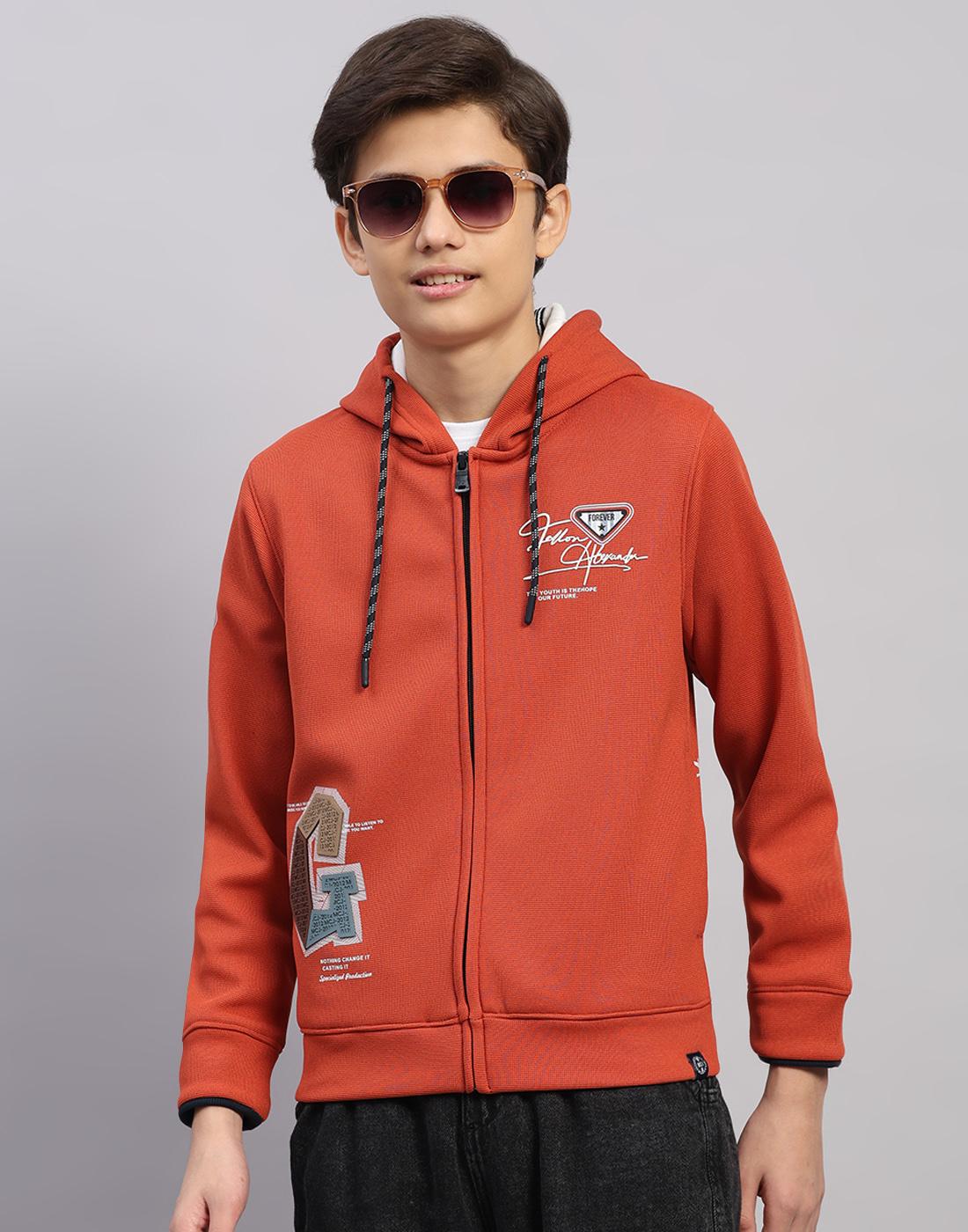 Monte Carlo Boys Hooded Neck Full Sleeve Sweatshirt 4-5 Years