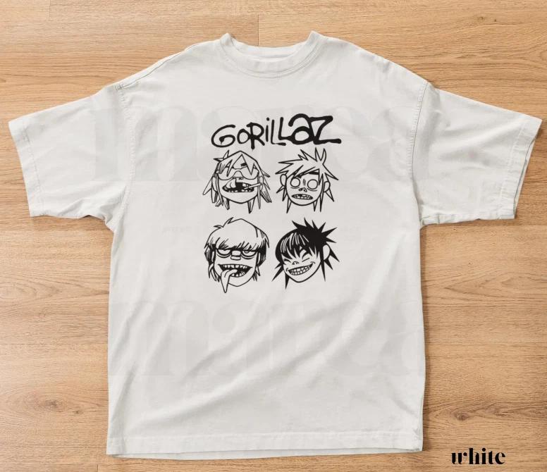 Gorillaz Band Merch, Vintage Rock Music Tee 2XL