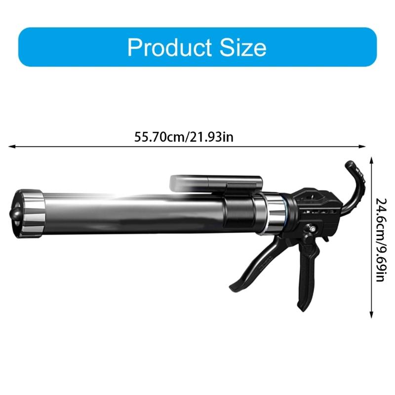 Ergonomic Silicone and Acrylic Applicator with Adjustable Pressure Cartridges Guns for DIY and Industrial Projects