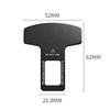 2 Pcs Car Seat Belt Extender Safety Buckle Plug Convenient for Family Kids Travel Pregnant Women Use
