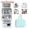 Travel Toiletry Bag With Wet And Dry Separation For Cosmetics And Makeup Storage
