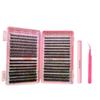 Eyelash Book: Large Capacity False Eyelashes Pack with 640 Clusters in 30D/40D/50D Styles