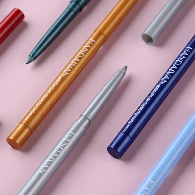 

HANDAIYAN - Waterproof Starry Gel Eyeliner - 10 Colors 20# Black - 0.2g
