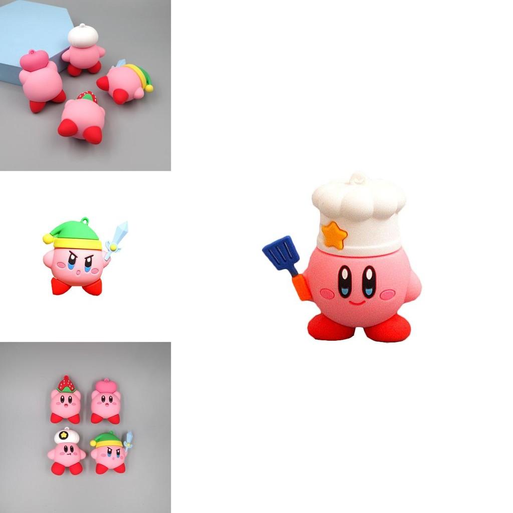 Delightful Kirby Anime Games Cute Cartoon Pink Kirby Waddle Dee Doo Collectible Toy Dolls