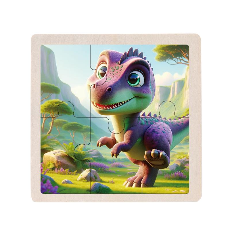 Wooden Educational Jigsaw Puzzle for Toddlers, Ages 1-5