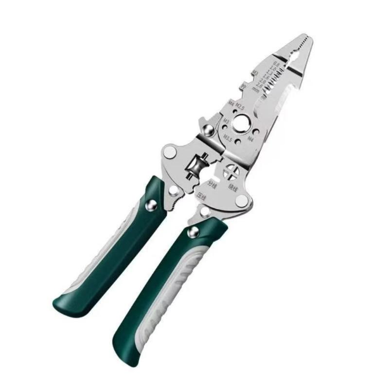 

Space Saving Folding Wire Stripper MultiTool Ergonomic Grip Precise Blade For Home Repairs And Industrial Projects 1