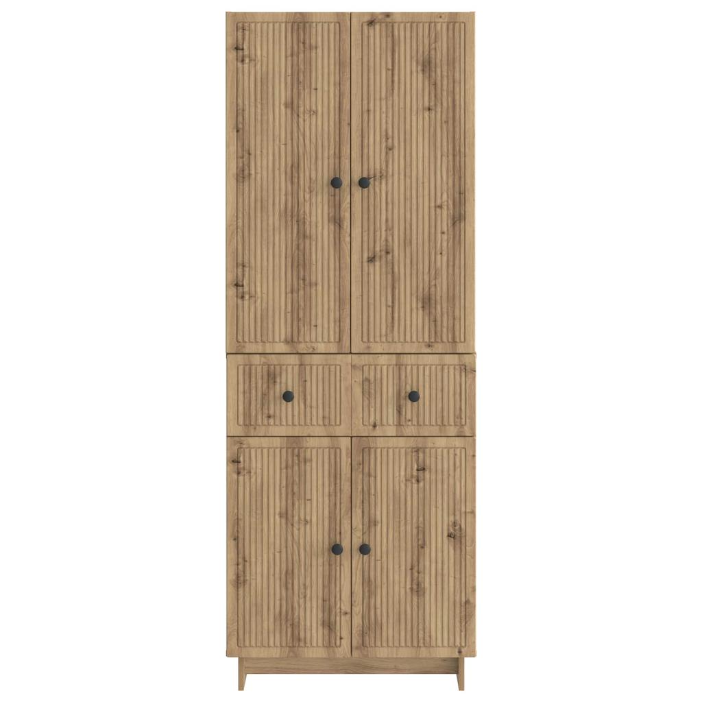 Cabinet Set 2 pcs 66 x 34.5 x 90 cm engineered wood