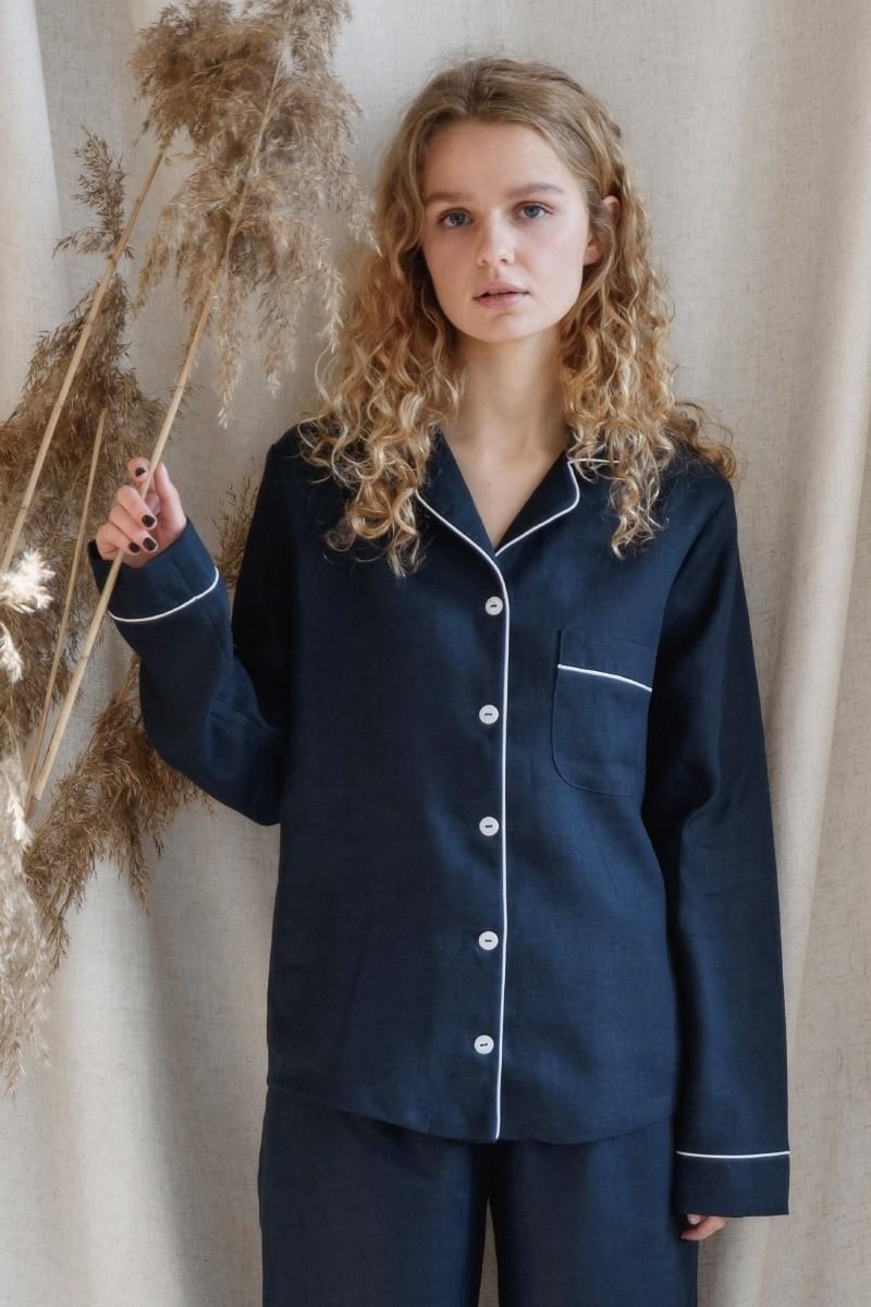 

Блуза Silence (65924) 48(XL) імперська синього кольору