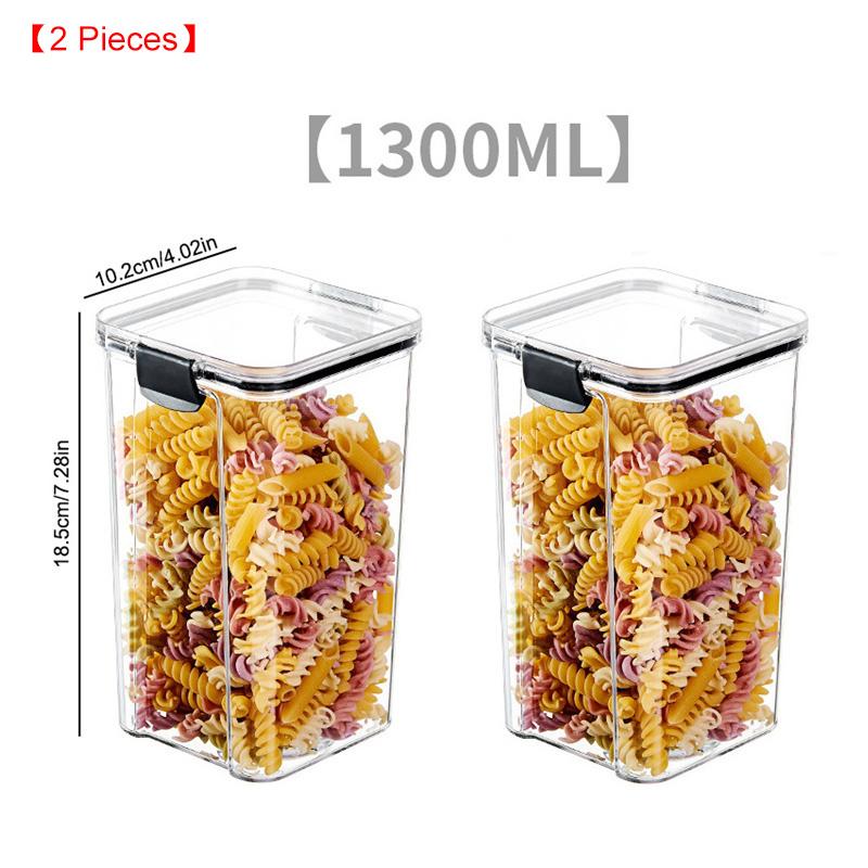 Κουτί αποθήκευσης κουζίνας Δοχείο αποθήκευσης τροφίμων Σφραγισμένο αδιάβροχο δοχείο αποθήκευσης δημητριακών με καπάκι Δοχείο μπουκαλιού με ζυμαρικά με κόκκους καφέ