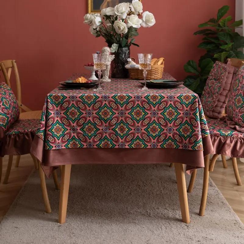 Скатерть в европейском стиле с кромкой — фото 5