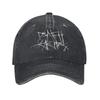 Death Grips Scratch Logo Unisex Baseball Cap Distressed Washed Caps Hat Casual Outdoor Running Golf Adjustable Sun Cap