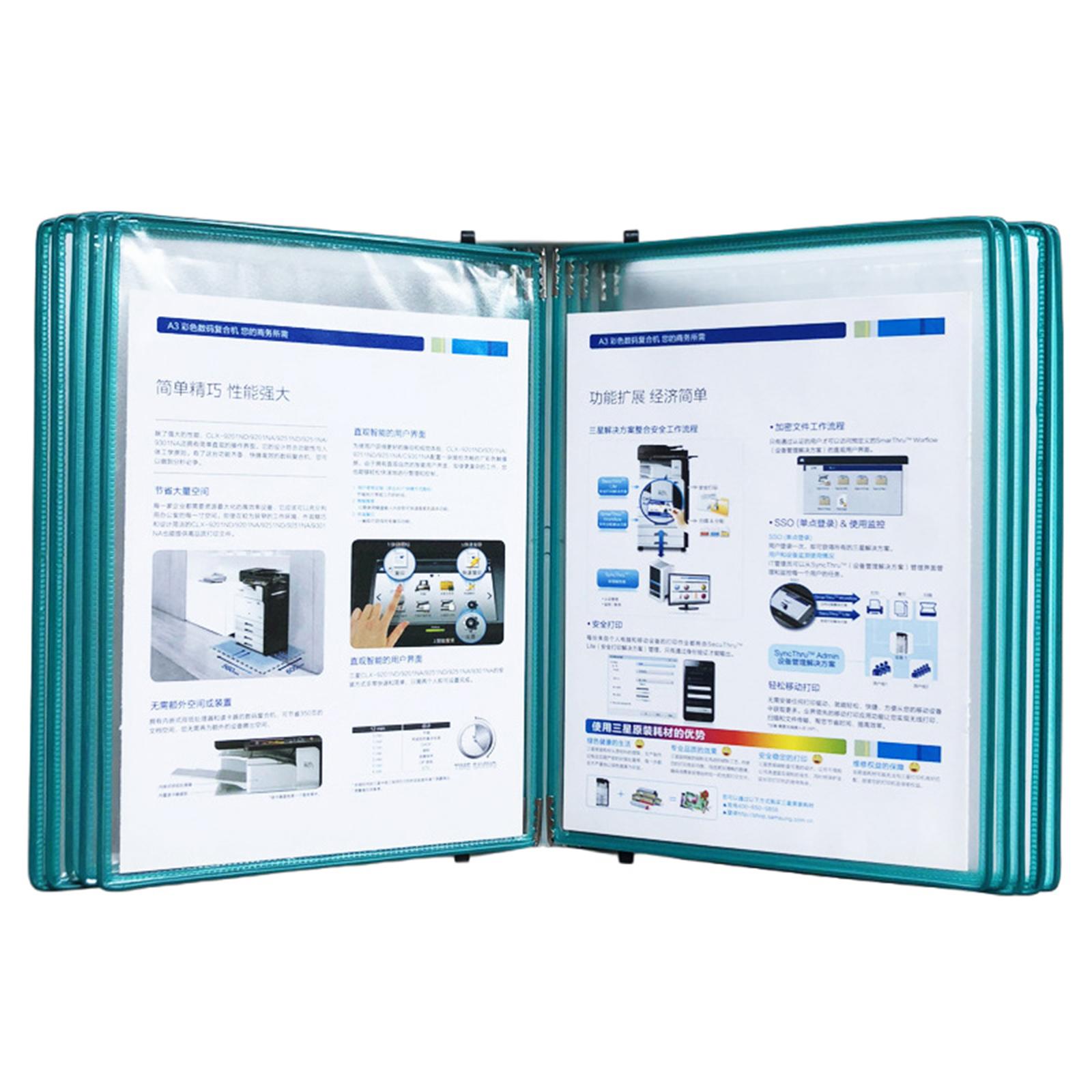 

10-карманный настенный органайзер с карманом для легкой загрузки и крепежными винтами для офиса, склада, мастерской, лаборатории 4