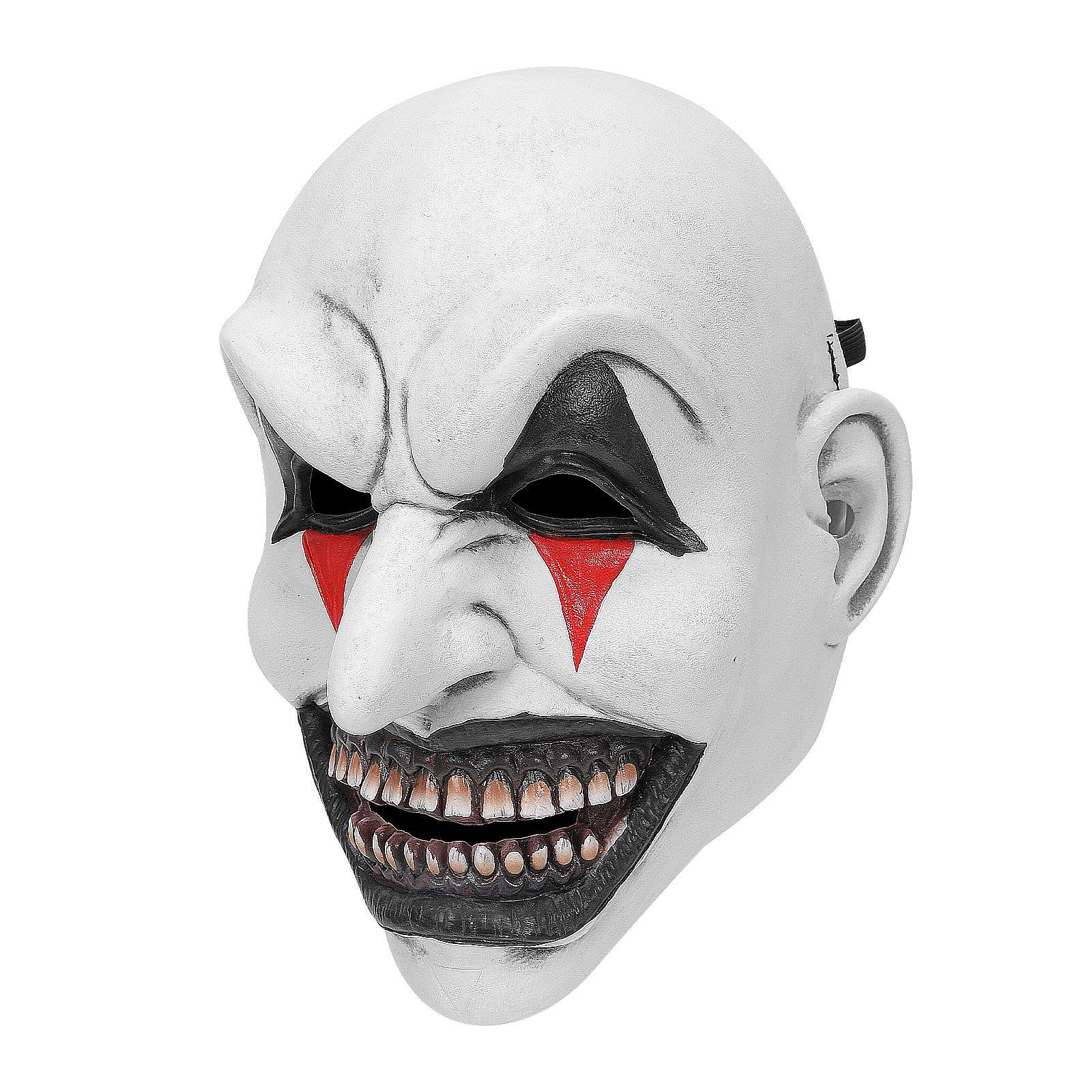 Scary Clown Latex Mask - Haunted House Halloween Prop