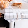 8Pcs Stainless Steel Tablecloth Clamps Anti-Slip Tablecloth Organizer Clip