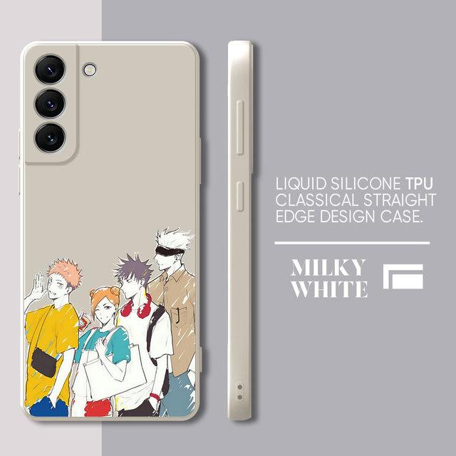 Custodia Jujutsu Kaisen Yuji Itadori Per Samsung Galaxy S10 S21 5g S10e S23 Ultra S20 Fe S8 S9 Plus S22 Quadrata Liquida Morbida