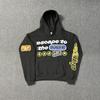Mens Oversized Hooded Sweatshirt With Fleece Lining Streetwear Cotton Pullover Winter Casual Wear