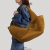 New Versatile, Simple, Soft, Large-capacity, Niche Design Bucket Bag, Unisex Tote Bag
