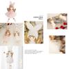 Adorable 7.5in Christmas Angel Plush Doll Pendant For Xmas Tree Decor