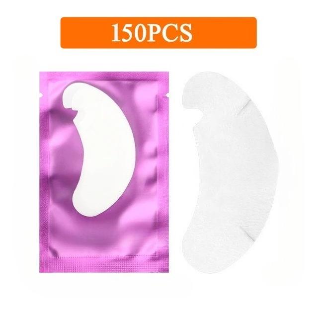 

150 Pairs U Shape Notch Natural Eyelash Collagen Aloe Set Eye Patch Eyelash Pad Hair Hydrogel Extension Extension Mat Gel Set