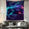 Video Game Controller Tapestry Tapestry Fashion Print Background Cloth Atmospheric Background Cloth Christmas Gift Background Wall Hanging Cloth