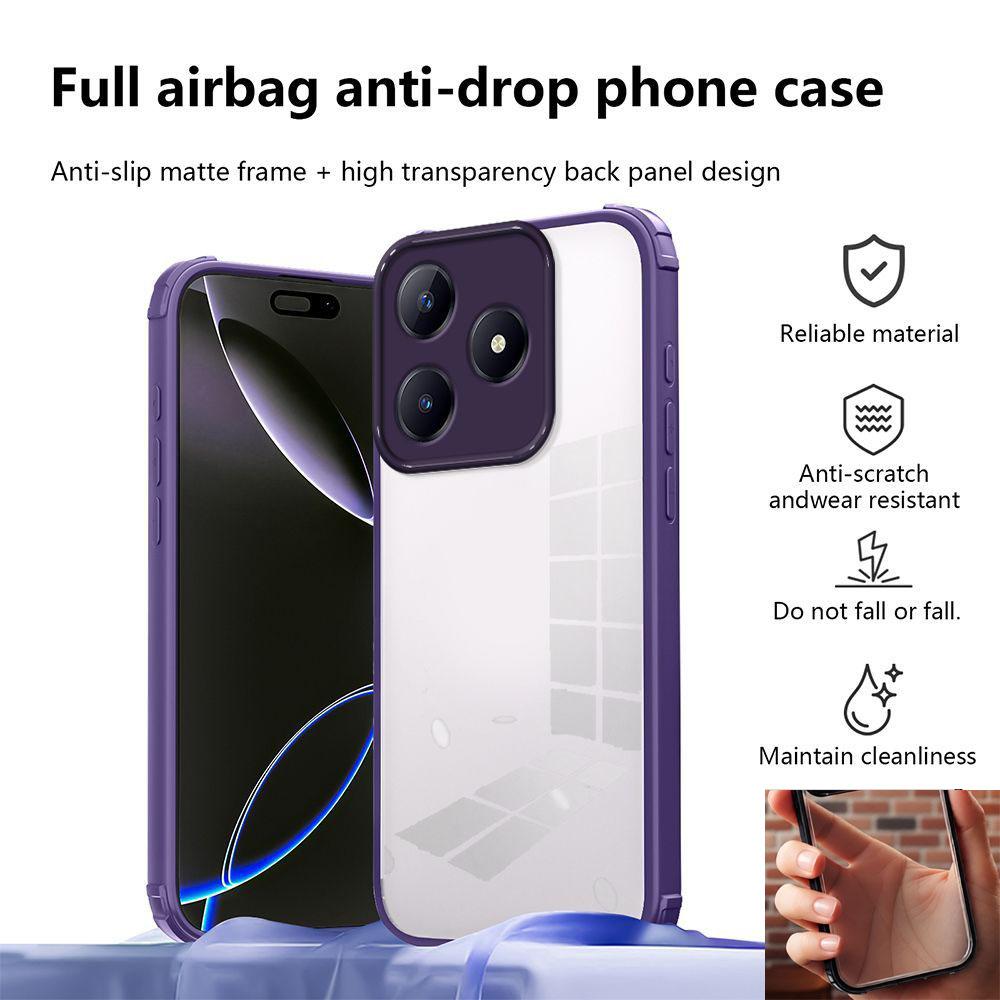 

Чехол для Realme Note 50 Чехол для телефона Realme C53 Обложка для Realme C51 Narzo N53 Защита от падений Ударопрочный Жесткая акриловая задняя крышка realme Note 50