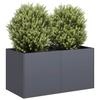 Pot, Anthracite, 80X40X40 Cm, Cold Rolled Steel