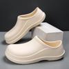 Herren Kochschuhe Mann Sommer Strandschuhe Wasserdicht Ölfest Küchenschuhe Rutschfest Gartenschuhe Hotel Arbeitsschuh EVA Sandale