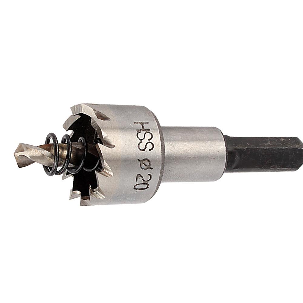 HSS 4341 Hole Saw Cutter 20mm Diameter Metal Drill Bit Heavy Duty Hole Saw For Wood Drilling