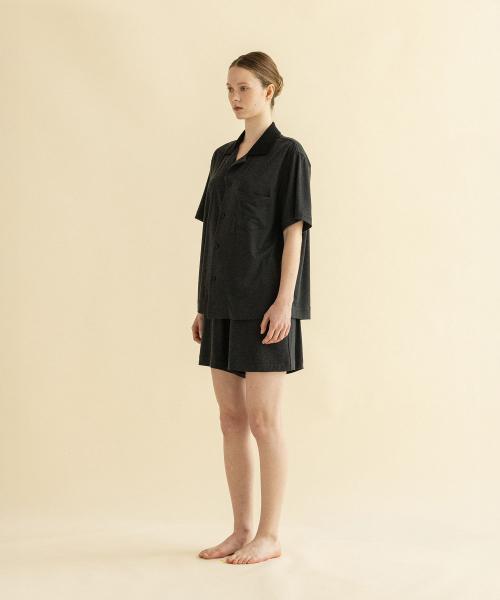 [2Dreamers] Charcoal Drop Pajama Set-up [Shipped from Korea] 100% Authentic