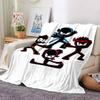 Ninja Kidz Theme Printed Blanket - Perfect for Couch, Bed, Travel & Outdoor Use | Machine Washable, Cozy & Durable.