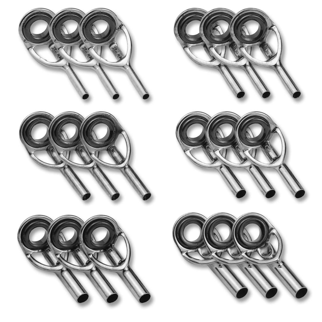 Top Guide Rod Guide Stainless Steel Lightweight Fishing Rod Tip 6 sizes