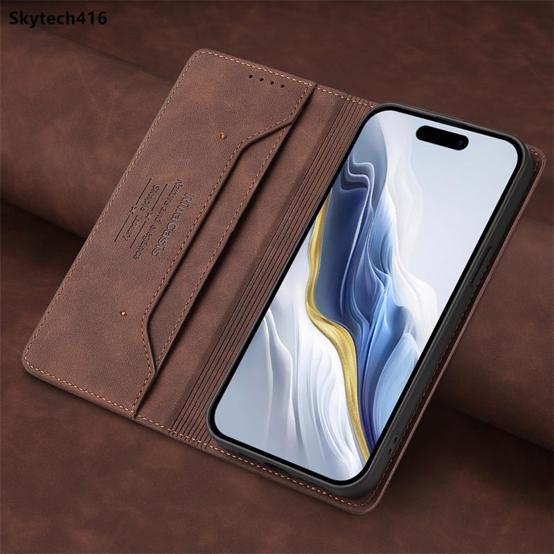 Flip Leather Case For Vivo T1 T2 T3 Ultra T3X T4X V40 V50 V50E V60 Y27S Lite 4G 5G Casing Phone Cover Wallet Card Slot Shockproof Anti-Drop