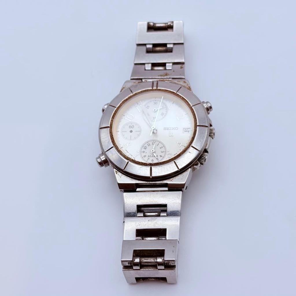 Used New battery SEIKO LUKIA watch chronograph ladies Seiko LUKIA quartz LK